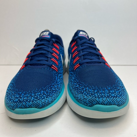 Nike Free RN Distance Womens Size 9M Coastal Blue/White 827116-401 Superb Clean - Picture 3 of 16